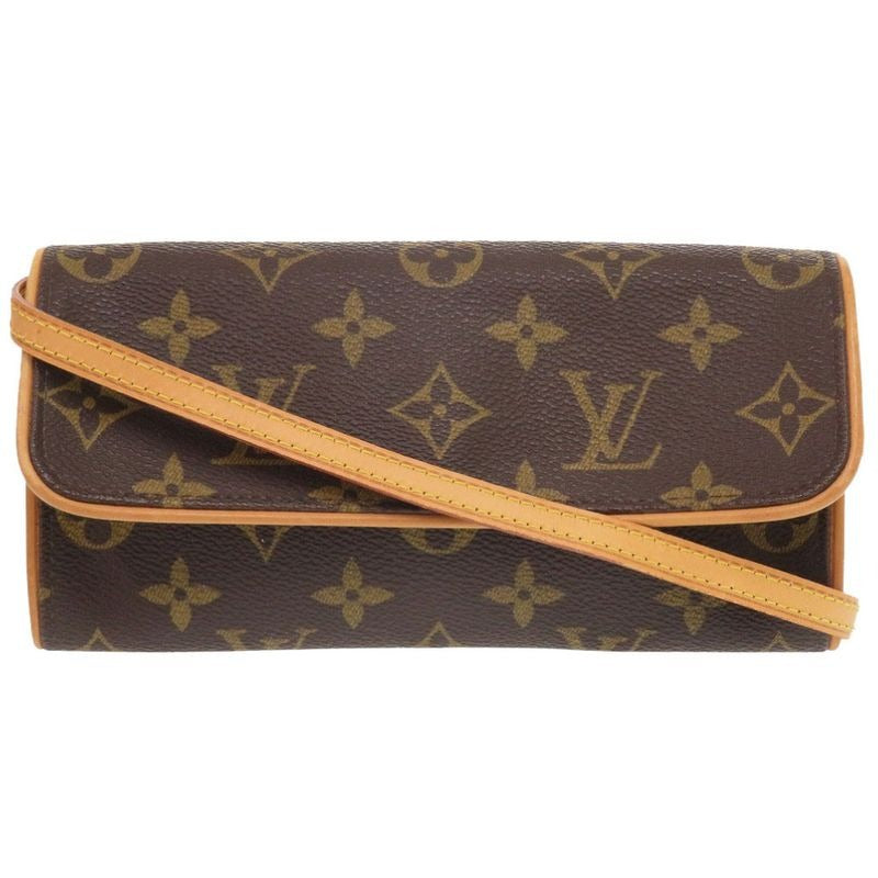 Louis Vuitton Pochette Twin PM Monogram Shoulder Bag 1068