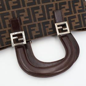 Fendi Handbag Zucca Pattern Women's Pre-owned