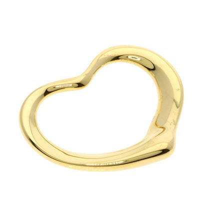 Tiffany & Co. Open Heart Pendant Top 18K Yellow Gold