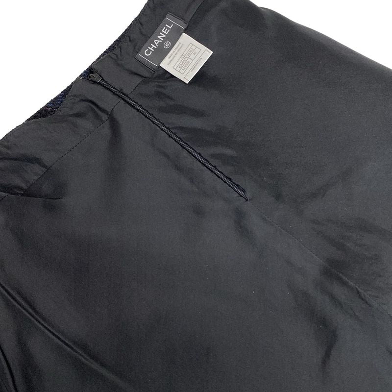 Chanel Skirt Suit Women's P29905/p29915 Black×navy×multi Seventh Sleeve/tweed/co