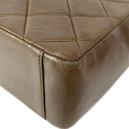 Chanel Matelasse Dark Brown Lambskin Shoulder Bag