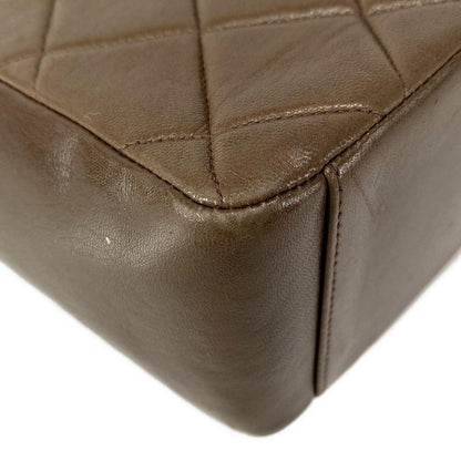 Chanel Matelasse Dark Brown Lambskin Shoulder Bag