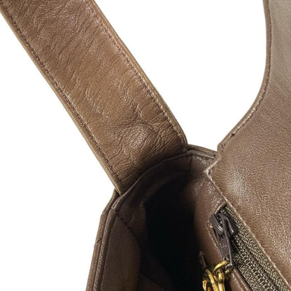 Chanel Matelasse Dark Brown Lambskin Shoulder Bag