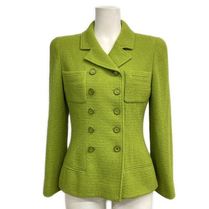 Chanel Jacket Women - Light Green Long Sleeves / Autumn / Winter / Shoulder