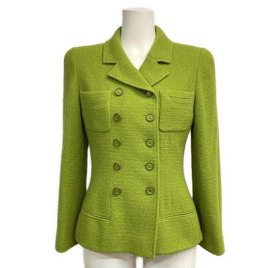 Chanel Jacket Women - Light Green Long Sleeves / Autumn / Winter / Shoulder