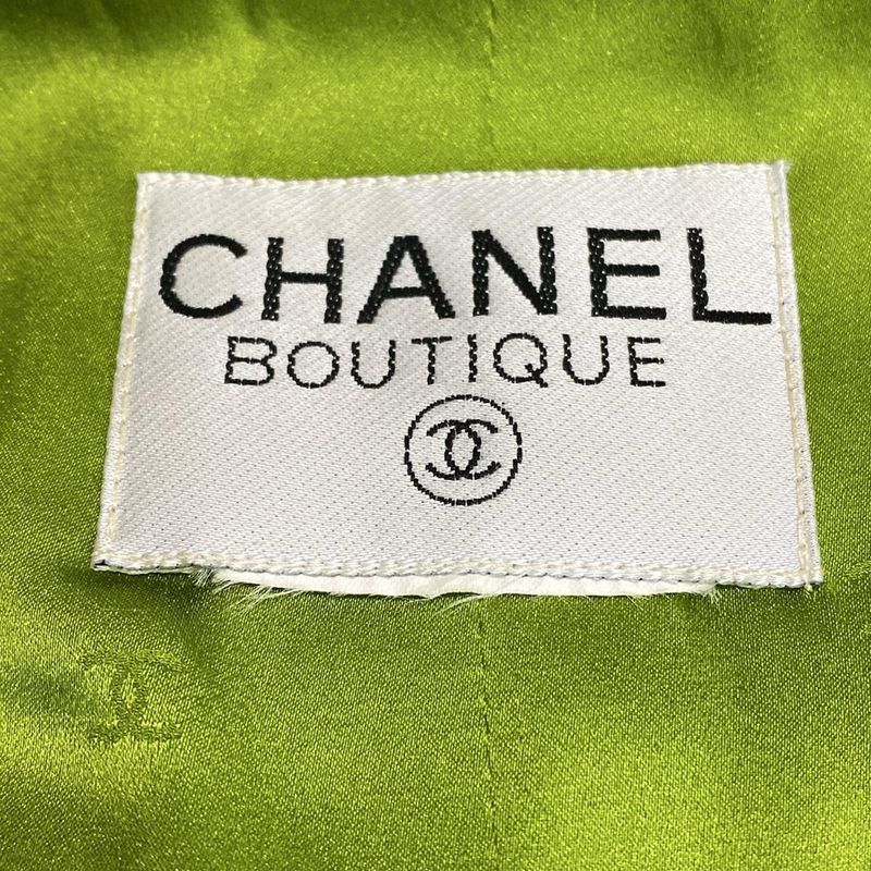 Chanel Jacket Women - Light Green Long Sleeves / Autumn / Winter / Shoulder