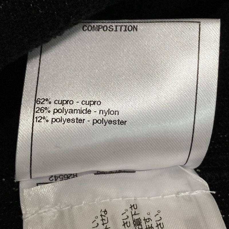 Chanel Long Sleeve Sweater Size 34 S Women's P57096 Black And Gold Coco Mark