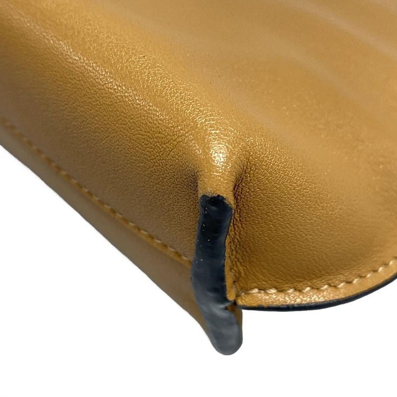 Loewe Flamenco Clutch Nano Light Brown Leather