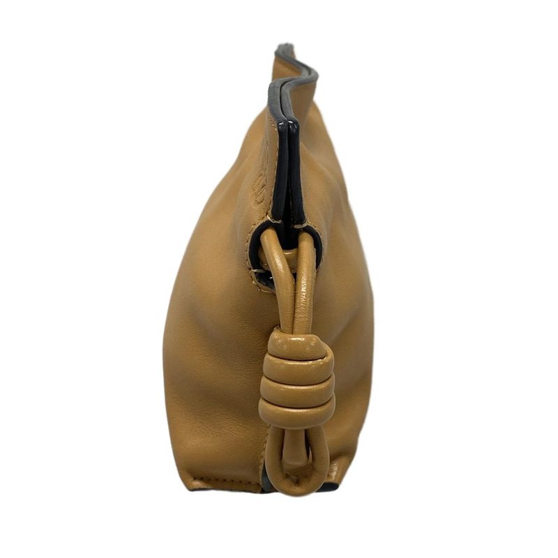 Loewe Flamenco Clutch Nano Light Brown Leather