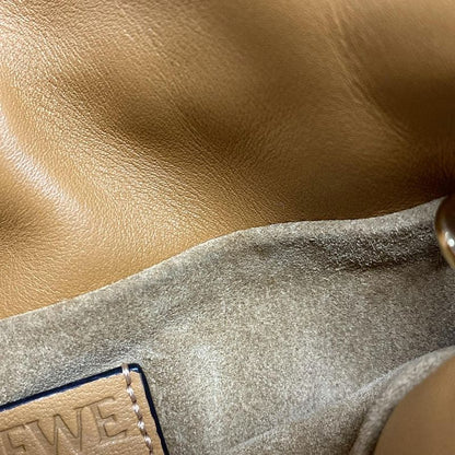 Loewe Flamenco Clutch Nano Light Brown Leather