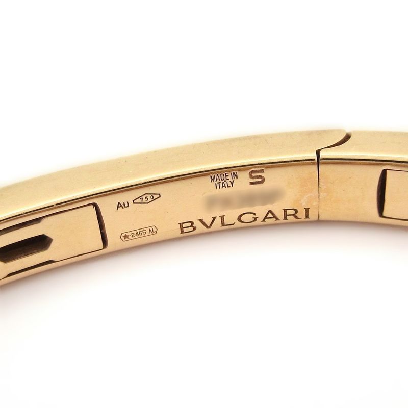 Bvlgari Bangle Serpenti 18K Pink Gold X Diamonds X Rubellite Pave Diamonds