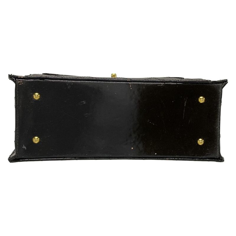 Chanel Shoulder Bag Matelasse Black Chain Shoulder/gold Hardware Leather