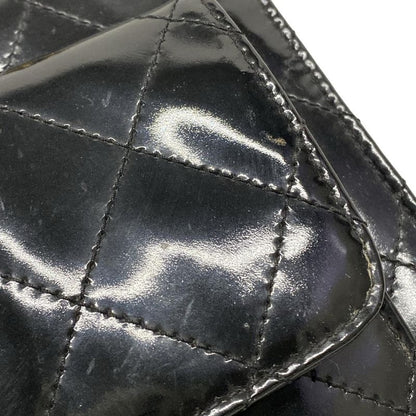 Chanel Shoulder Bag Matelasse Black Chain Shoulder/gold Hardware Leather