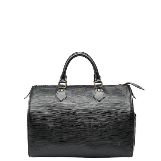 Louis Vuitton Epi Speedy 30 Mini Boston Bag Handbag M43002 Noir Black Leather