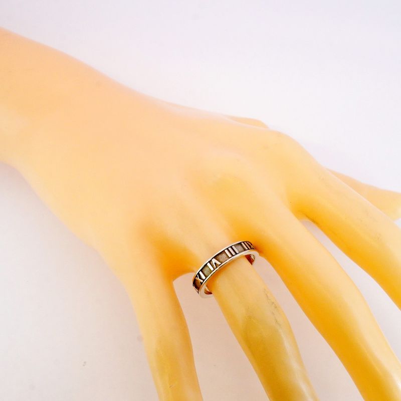 Tiffany & Co Ring Atlas 925 Silver Size 125 Ladies