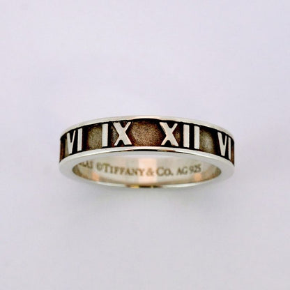 Tiffany & Co Ring Atlas 925 Silver Size 125 Ladies
