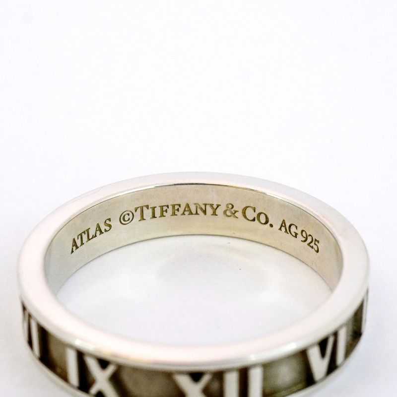 Tiffany & Co Ring Atlas 925 Silver Size 125 Ladies