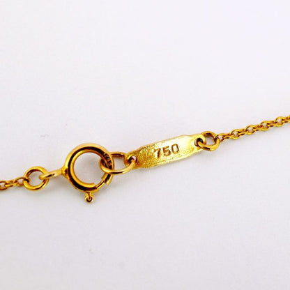 Tiffany & Co Necklace Dots Cross 4PD 18K Yellow Gold Yellow Gold Diamond Ladies