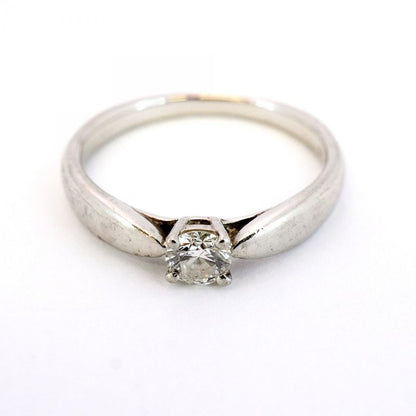 Tiffany & Co Ring Harmony 1PD Pt950 Platinum Diamond 018ct 65 Ladies