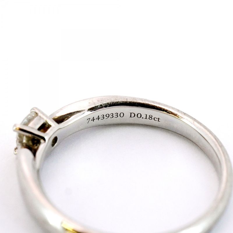 Tiffany & Co Ring Harmony 1PD Pt950 Platinum Diamond 018ct 65 Ladies