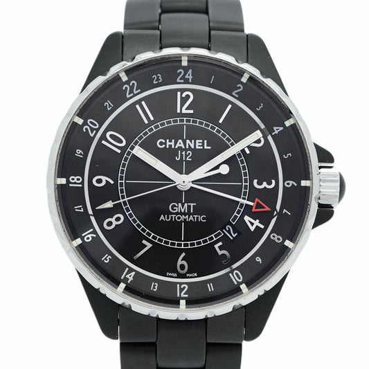 Chanel J12 H3101 Black Dial Watch Men's