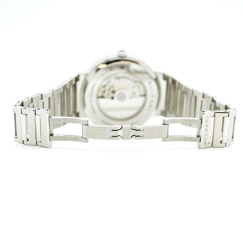 Bulgari Bb41s Blue Dial Watch Men's