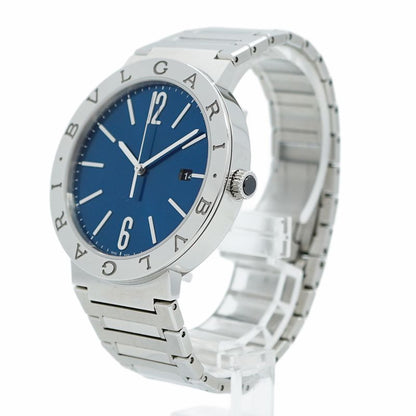 Bulgari Bb41s Blue Dial Watch Men's