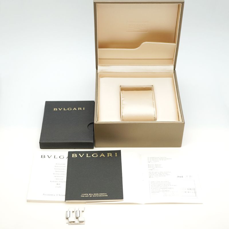 Bulgari Ashoma Aa44sch Gray Dial Watch Men's