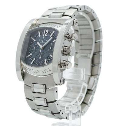 Bulgari Ashoma Aa44sch Gray Dial Watch Men's