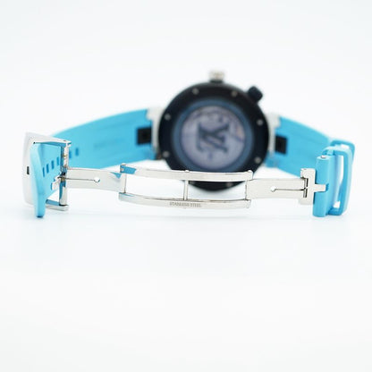 Louis Vuitton Tambour Qa121z Navy Dial Watch For Men