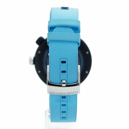 Louis Vuitton Tambour Qa121z Navy Dial Watch For Men