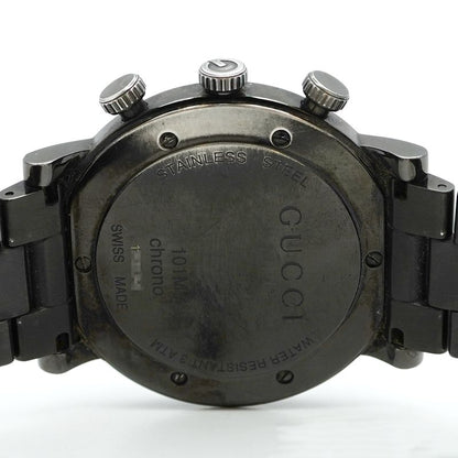 Gucci G Round 101m/ya101340 Black Dial Watch Men's