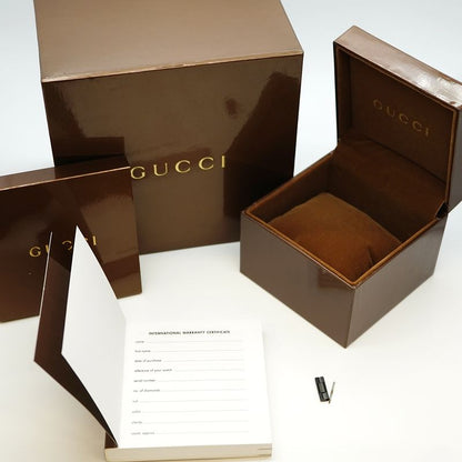 Gucci G Round 101m/ya101340 Black Dial Watch Men's