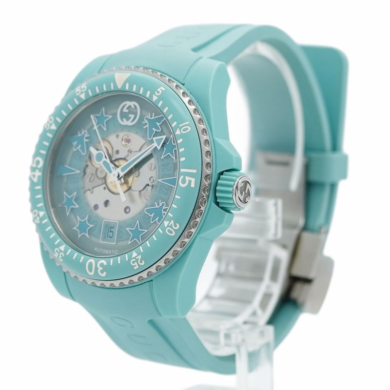 Gucci Dive Watch 1363/ya136344 Blue Dial Watch Men's