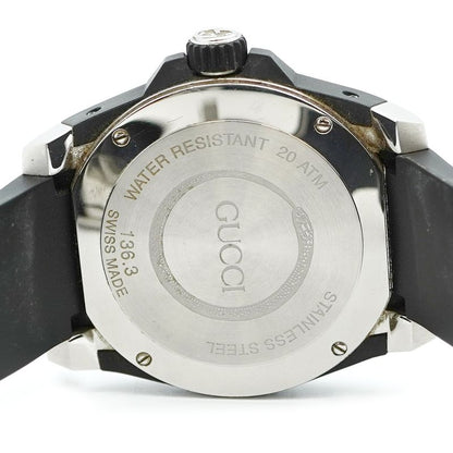 Gucci Dive 1363 Black Dial Watch Men's
