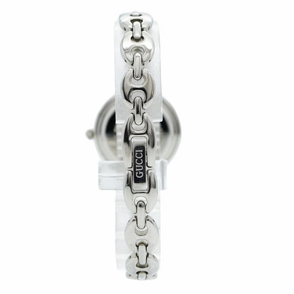Gucci Change Bezel 11/122l White Dial Wristwatch Ladies
