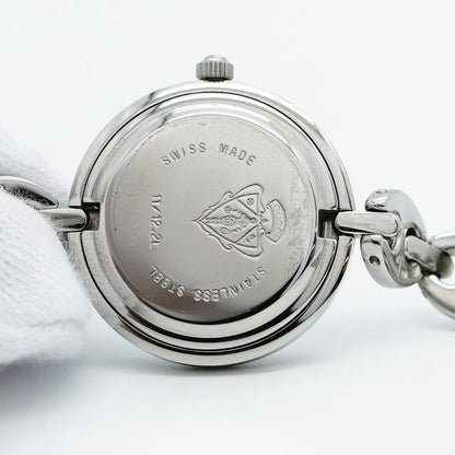 Gucci Change Bezel 11/122l White Dial Wristwatch Ladies