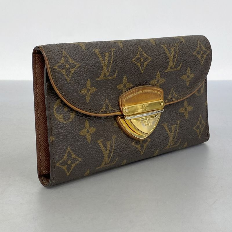 Louis Vuitton Long Wallet Monogram Portefeuille Eugenie M60123 Brown Ladies