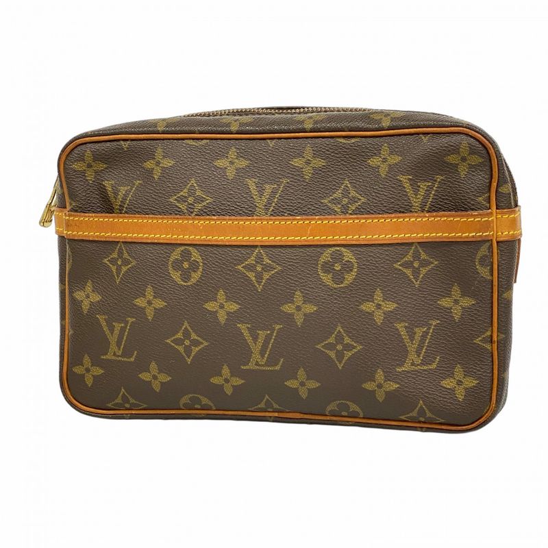 Louis Vuitton Clutch Bag Monogram Compiegne 23 M51847 Brown Men's