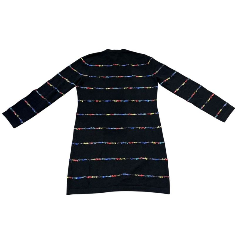 3417 Chanel Dress Coco Mark 23a P75372k10818 36 Size Black Apparel Cashmere