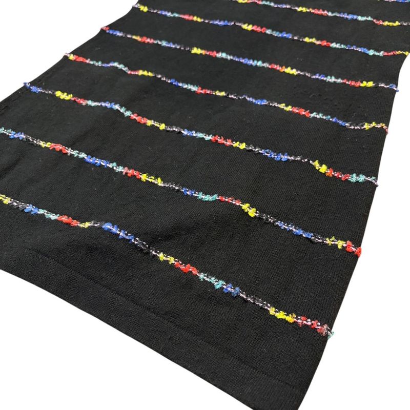 3417 Chanel Dress Coco Mark 23a P75372k10818 36 Size Black Apparel Cashmere