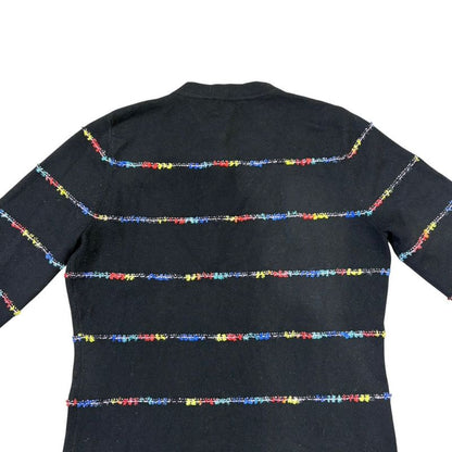 3417 Chanel Dress Coco Mark 23a P75372k10818 36 Size Black Apparel Cashmere