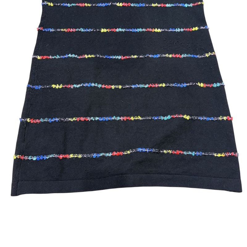 3417 Chanel Dress Coco Mark 23a P75372k10818 36 Size Black Apparel Cashmere