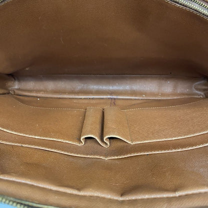 Louis Vuitton Briefcase Monogram Porte Documents Voyage M40226 Brown Men's