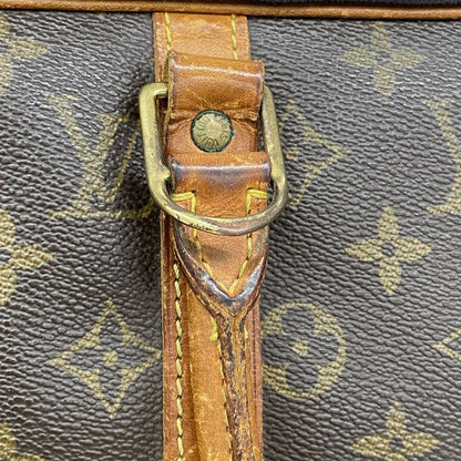 Louis Vuitton Briefcase Monogram Porte Documents Voyage M40226 Brown Men's