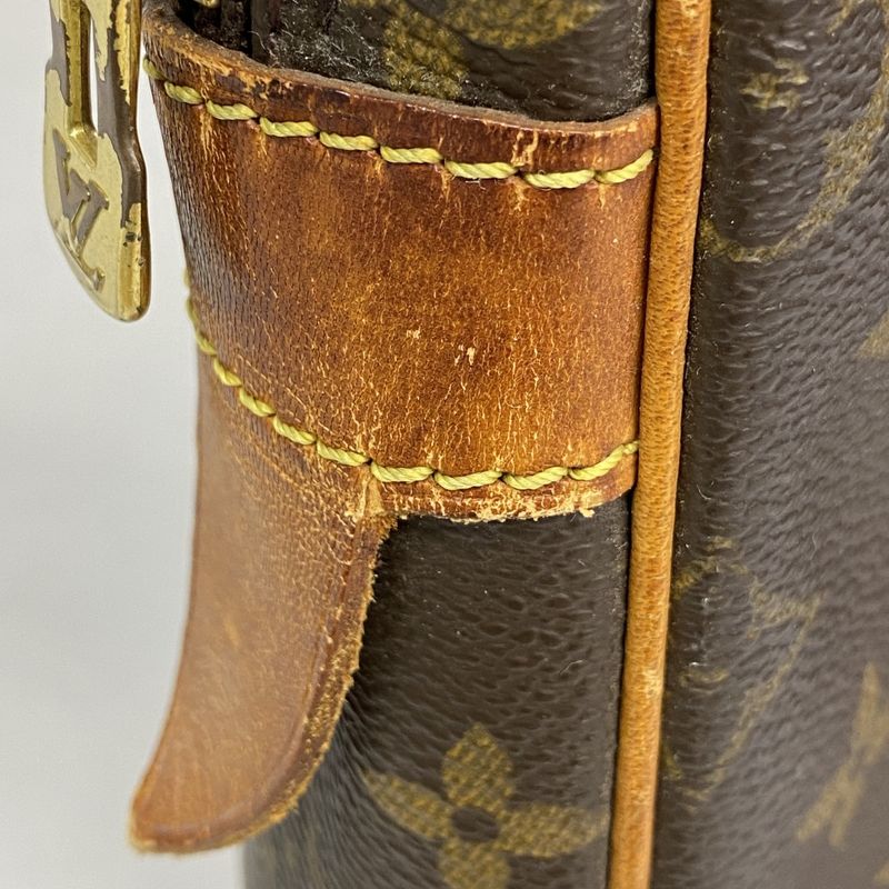 Louis Vuitton Briefcase Monogram Porte Documents Voyage M40226 Brown Men's