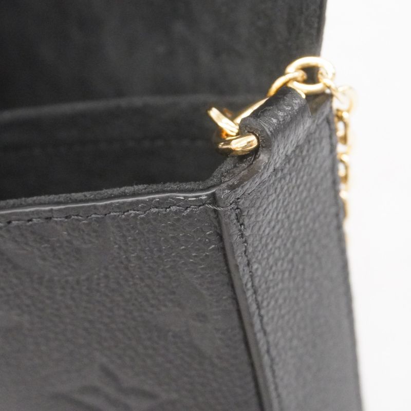 Louis Vuitton Shoulder Wallet Monogram/empreinte Pochette Felicie M82477 Noir