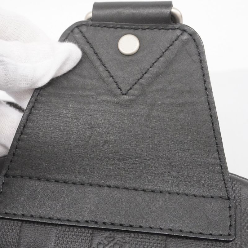 Louis Vuitton Body Bag Damier Infini Ave News Ring Bag N41720 Onyx Men's