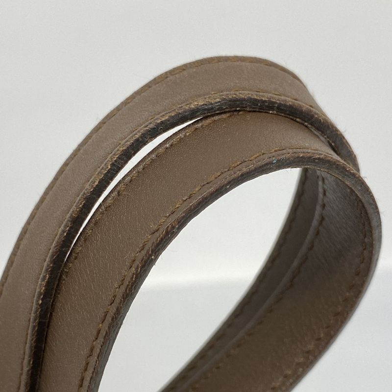 Gucci Tote Bag GG Canvas 31244 Canvas Brown Silver Hardware Women's