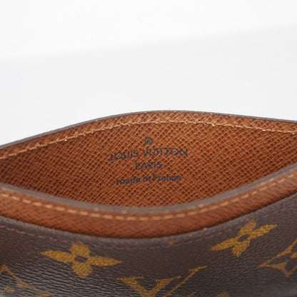 Louis Vuitton Card Case Monogram Porte Carthusanple M61733 Brown Men Women